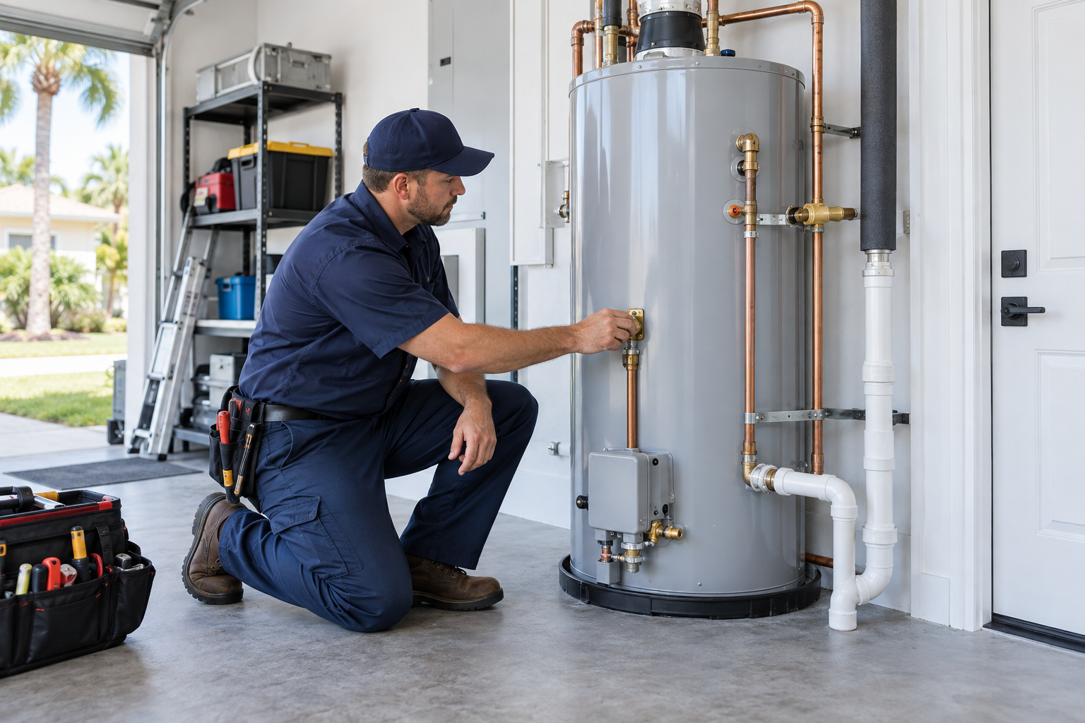 Water Heater Repair service for Palm Bay and Melbourne plumbing customers